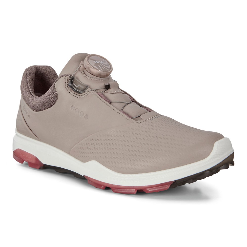 ECCO Womens Golf Shoes Grey - Biom Hybrid 3 Boa - NLD-724836